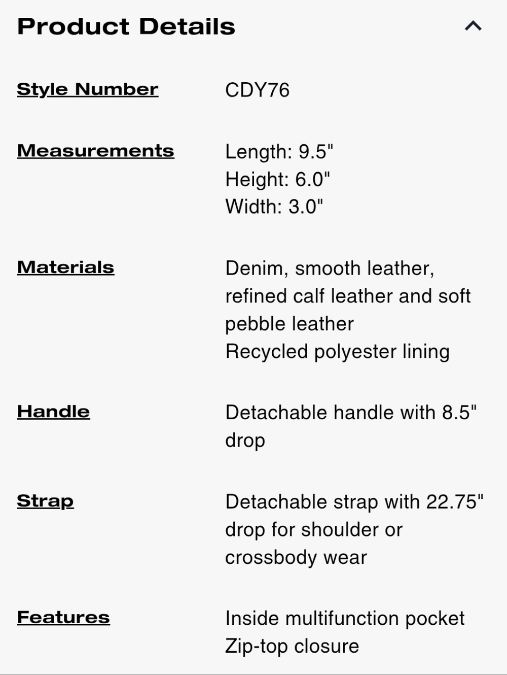 Coach Loved Denim Teri - Picture 9 of 10
